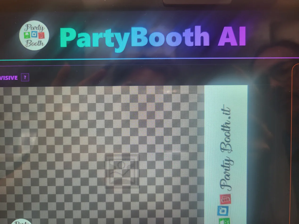 PartyBooth AI in azione